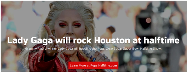 Lady Gaga at Super Bowl