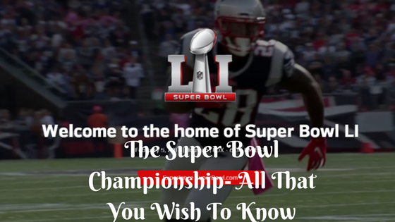 The Super Bowl Championship- All That You Wish To Know