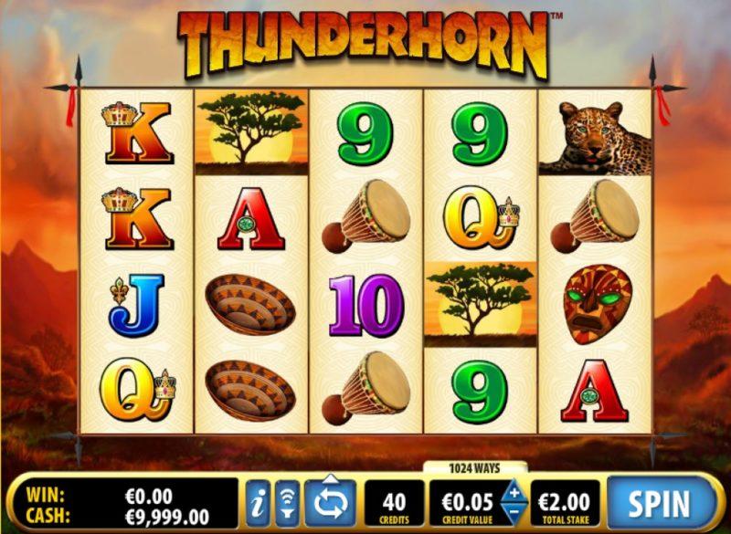 Thunderhorn slots