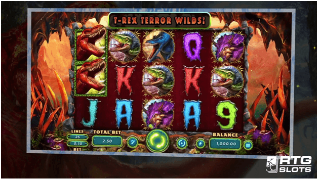 Trex slot how to play