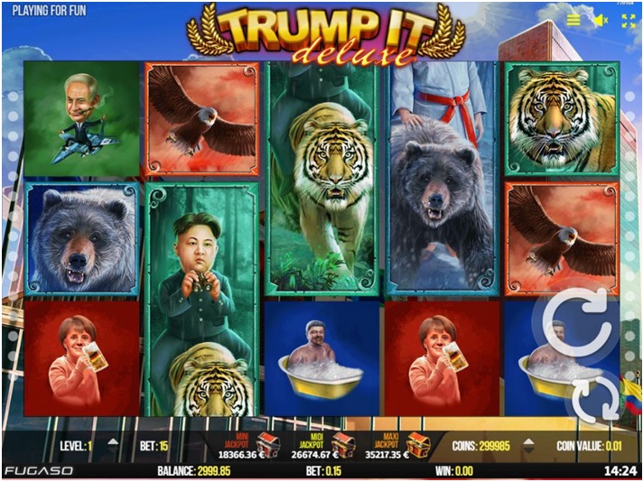 Laugh as You Play Slots President Trump Trump it