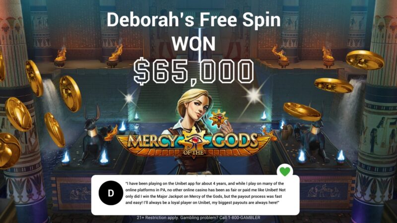 Unibet Casino Free spins