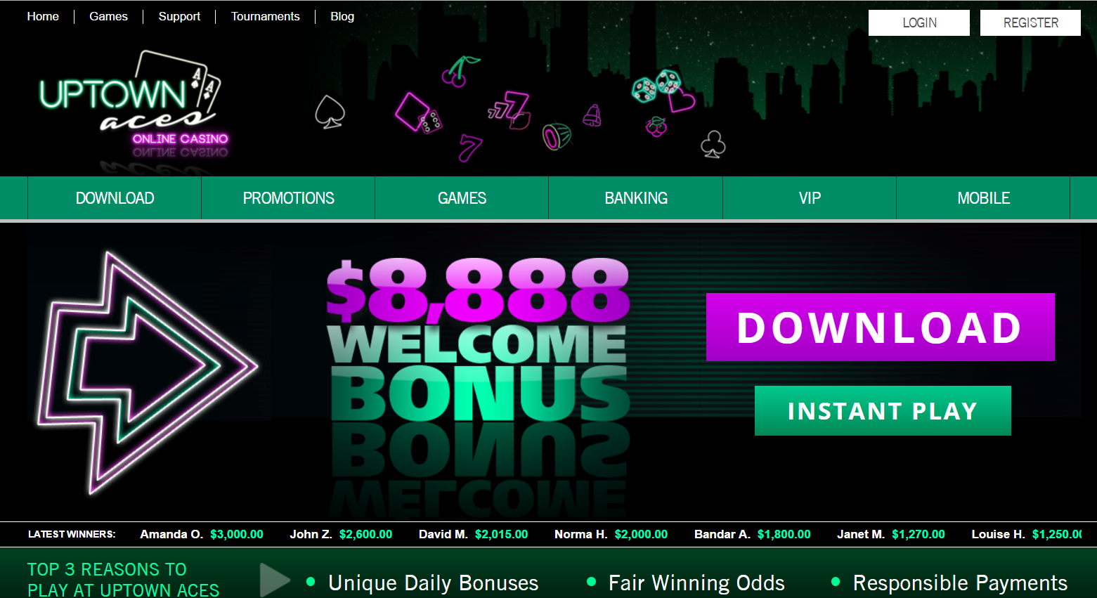 Uptown Aces Casino. Best no deposit Casino codes. Uptown Aces $50 no deposit Bonus. Cash Bonuses Casino. Unlim casino бонус unlim casino site