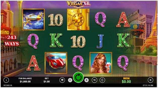 Vegas XL - Simbol Permainan