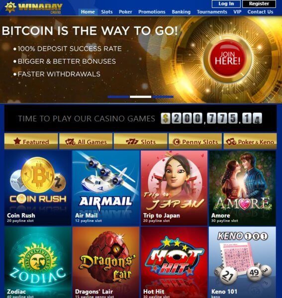 Win A Day Casino Bitcoin Casino