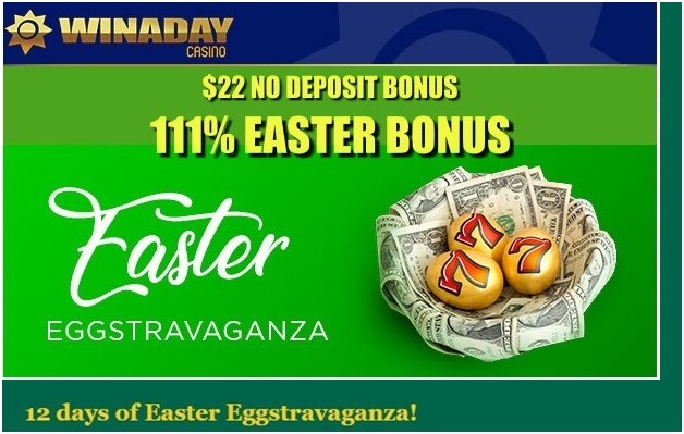 Win A day casino Easter bonus