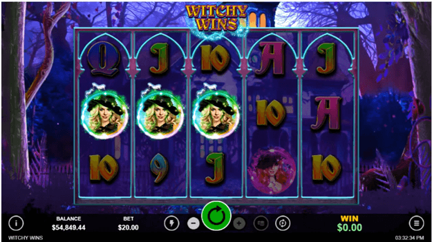 Witchy wins slot symbols