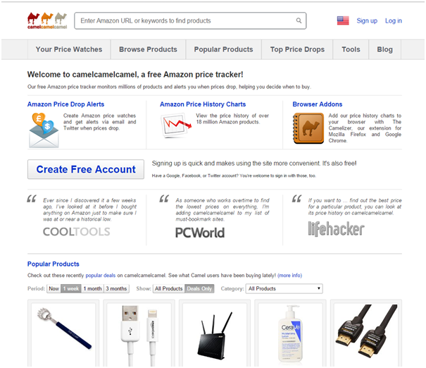32 Killer Websites That Will Save You Money camel-camel-camel