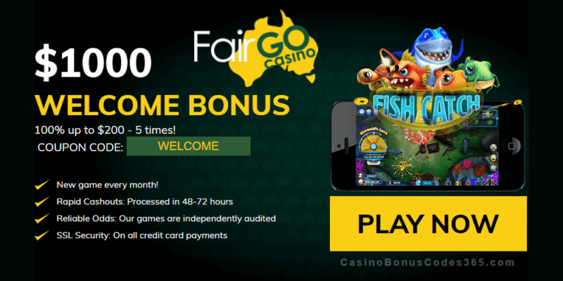 Fair Go Casino Welcome bonus