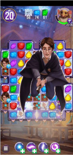 get lives in Harry Potter Puzzles and Spells