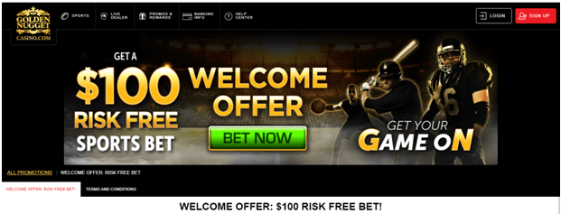 golden nugget sports risk free bet