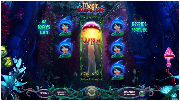 magic mushroom slot features