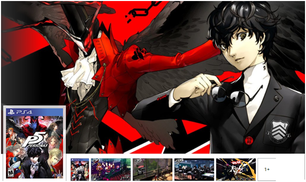 Persona 5 PS4 game