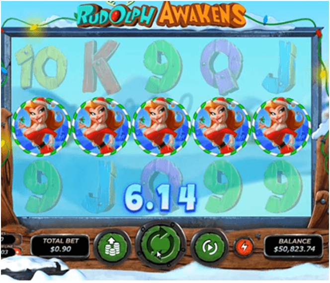 how to play rudolph awakens slot