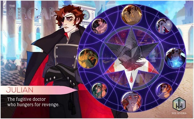 wheel of fortune in the game Arcana mystic romance